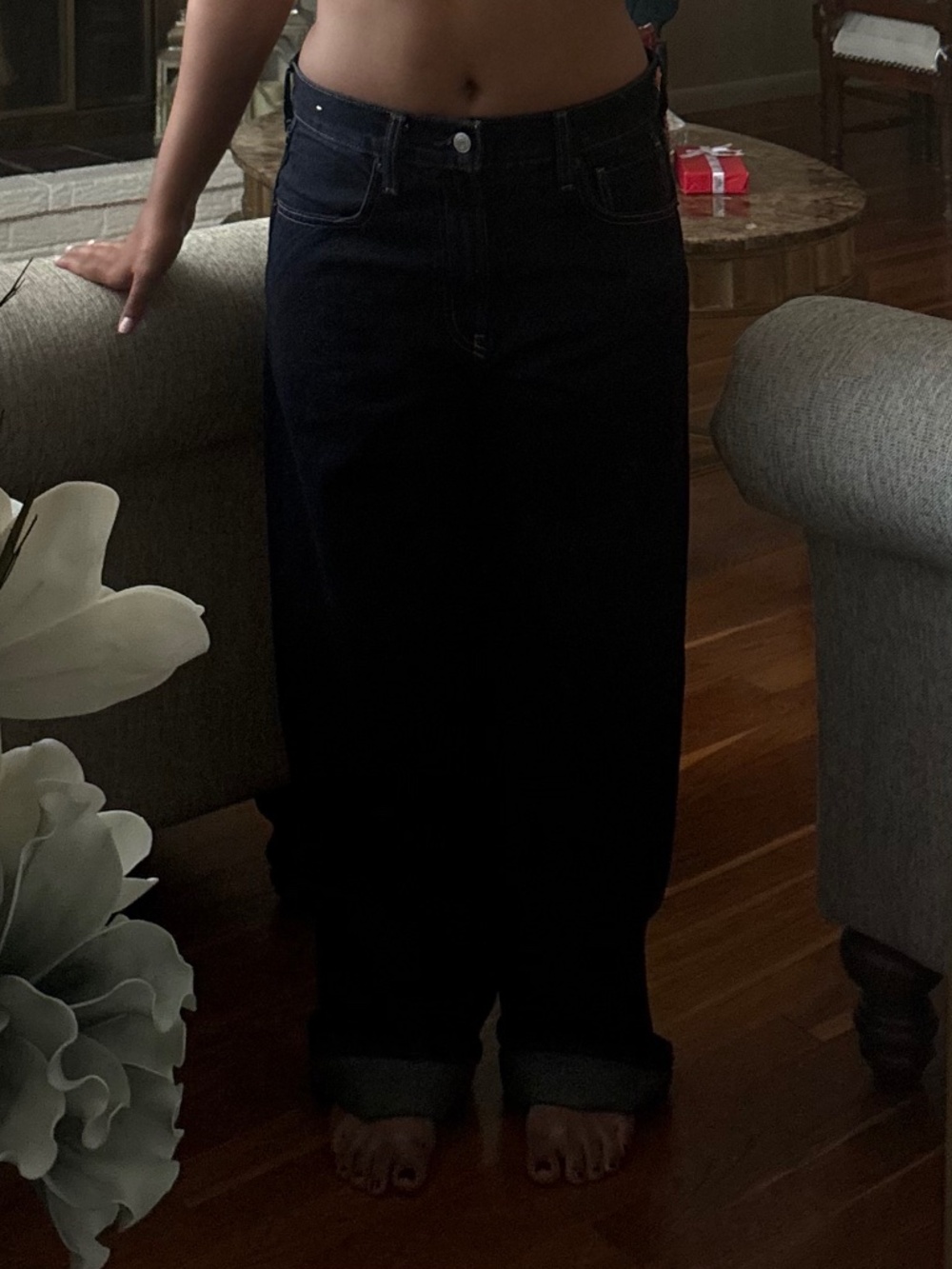 GAP Hailey Extra Baggy Jean in Midnight Indigo